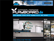 Tablet Screenshot of playboard.de